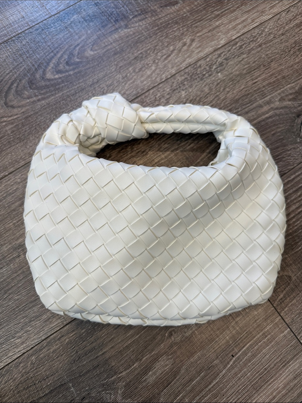 Urban Expressions White Woven Handbag (NWT)